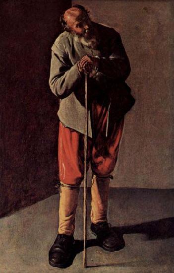 Georges de La Tour Portrait of an Old Man, France oil painting art